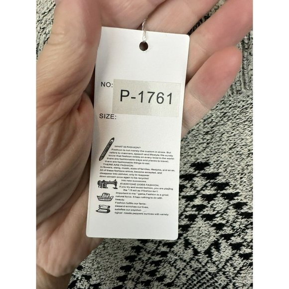 AZ Cape Poncho With Sleeves Grey With Boho Aztec Design - Picture 8 of 11